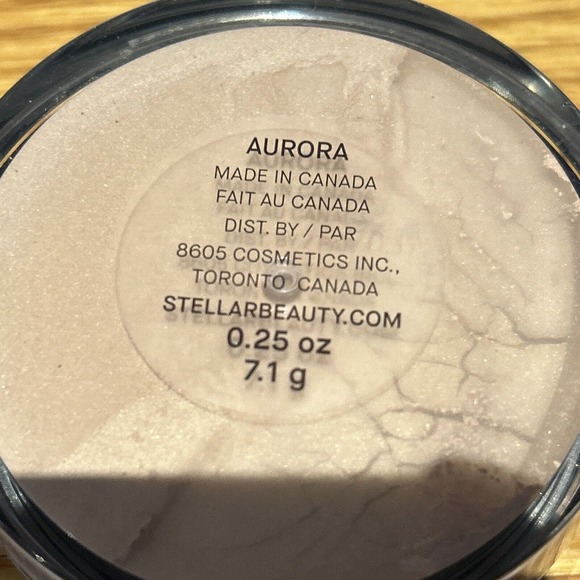 STELLAR Cosmic Face Powder Lustre loose puff applicator Aurora color New in box1 - Picture 3 of 5